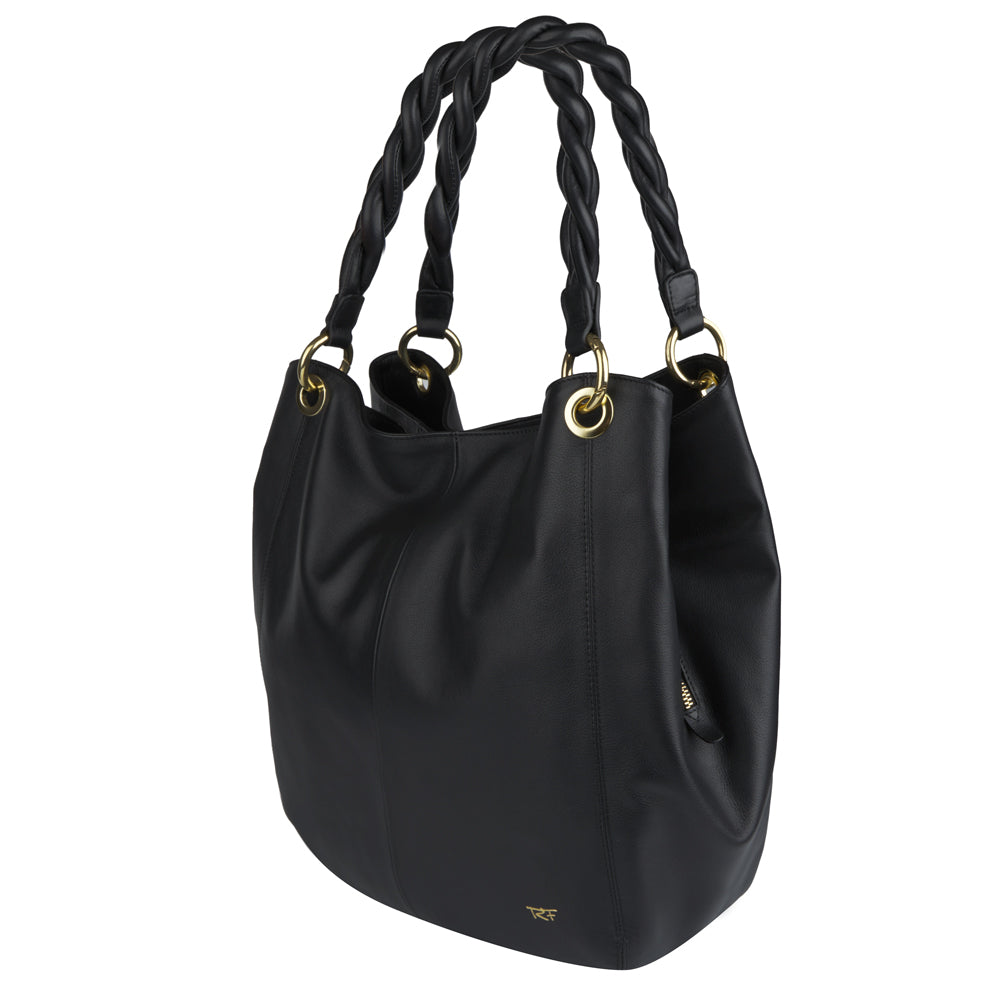 Hobo bag with LED light compartment