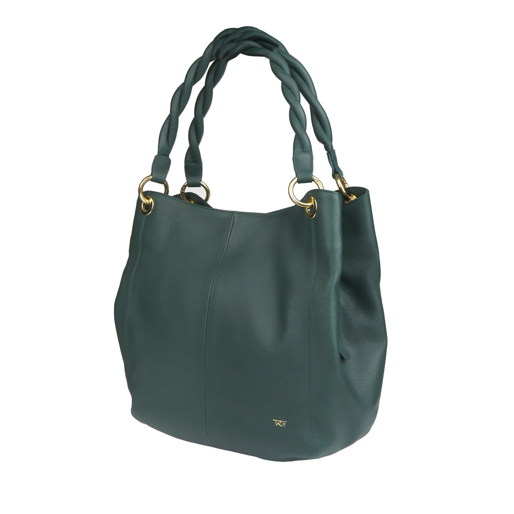 Hobo bag with LED light compartment