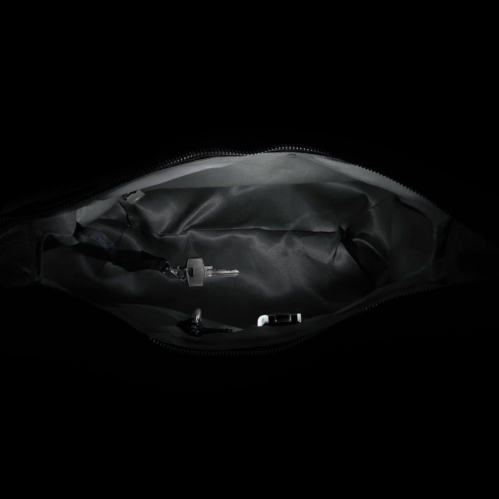 Hobo bag with LED light compartment