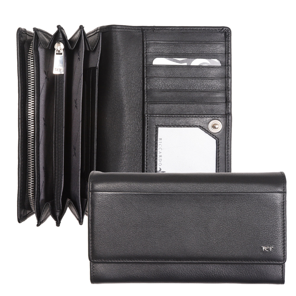 Damen Geldbörse, breit, RFID