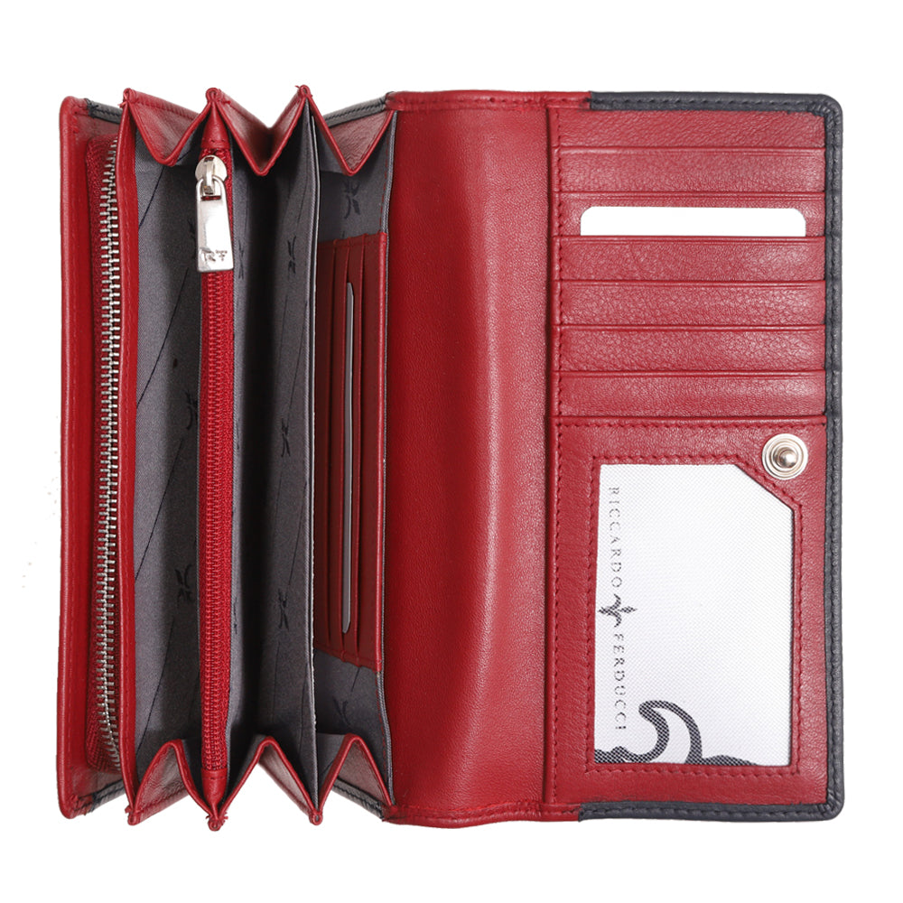 Damen Geldbörse, breit, RFID