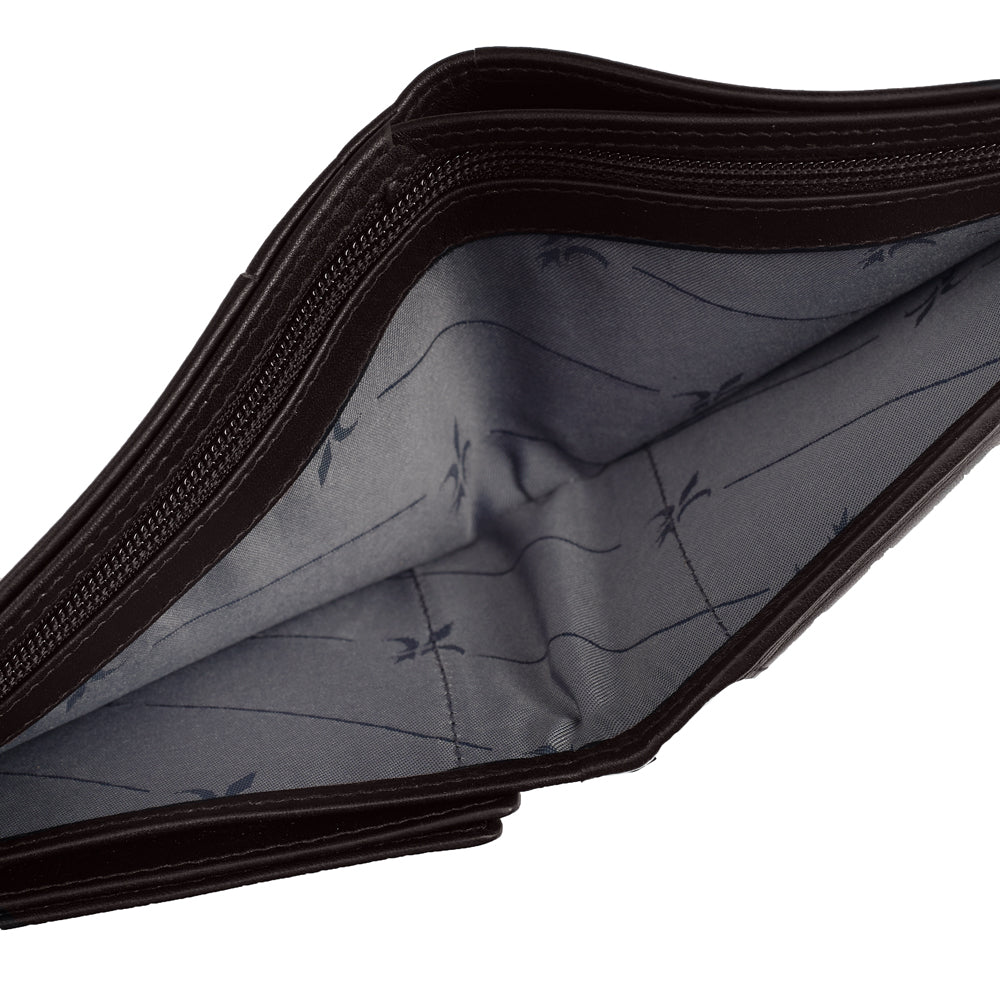 Men's wallet with flap, RFID