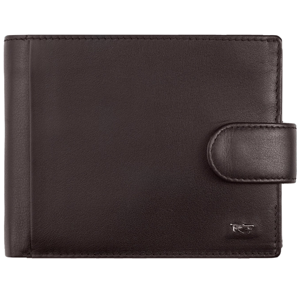 Men's wallet with flap, RFID