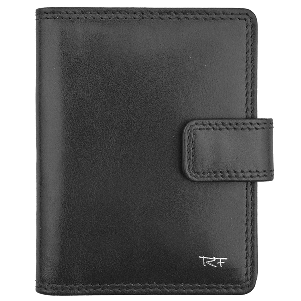 Credit card holder with flap, RFID