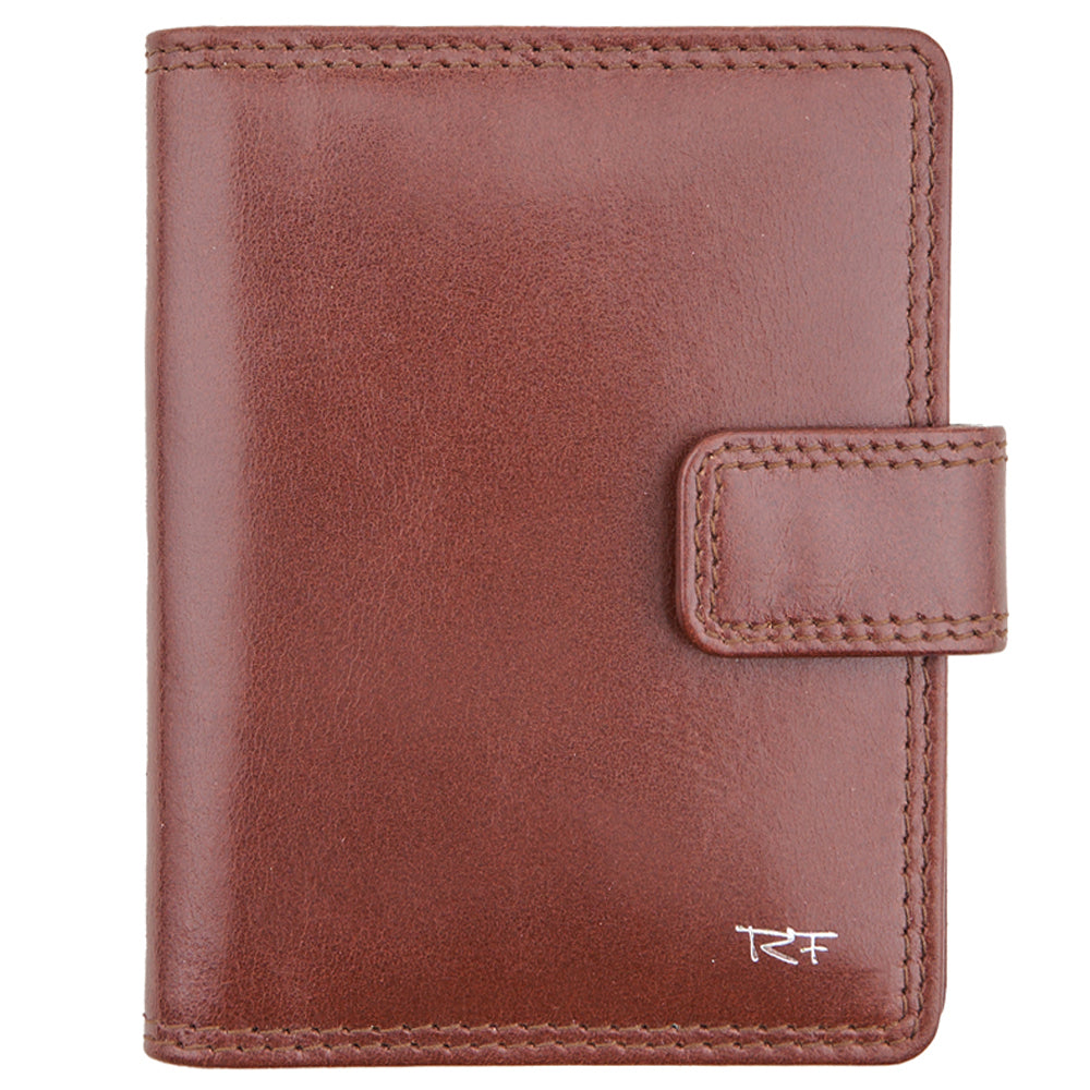 Credit card holder with flap, RFID