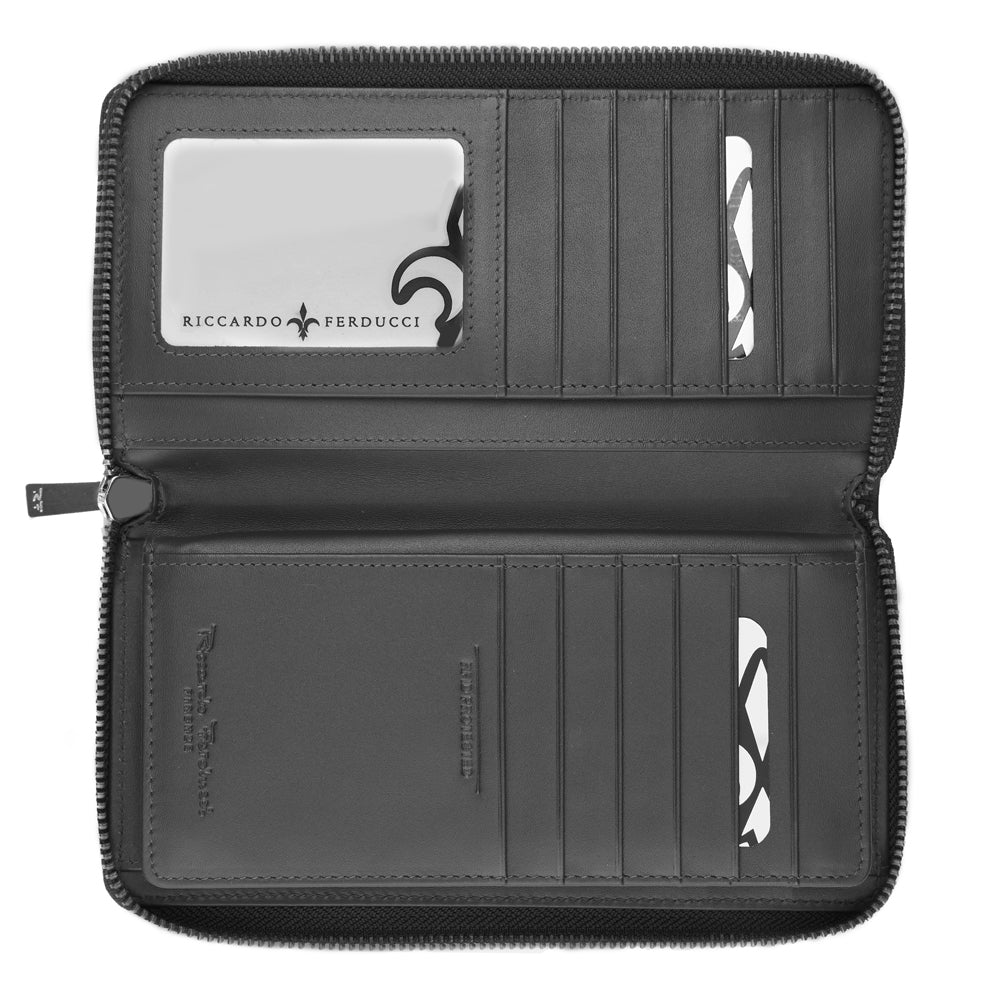 Portefeuille femme, large, RFID
