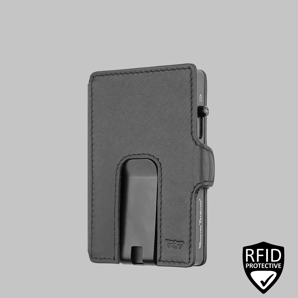 Étui pour cartes de crédit SafeBox avec clip, RFID