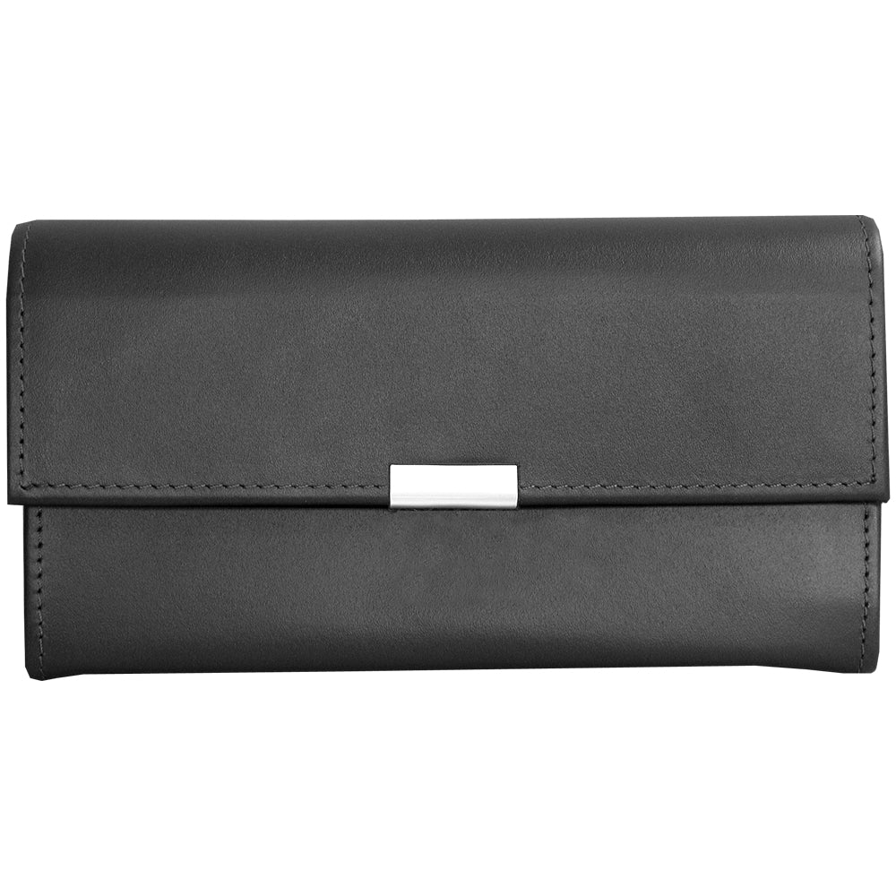 Serving wallet with magnetic closure