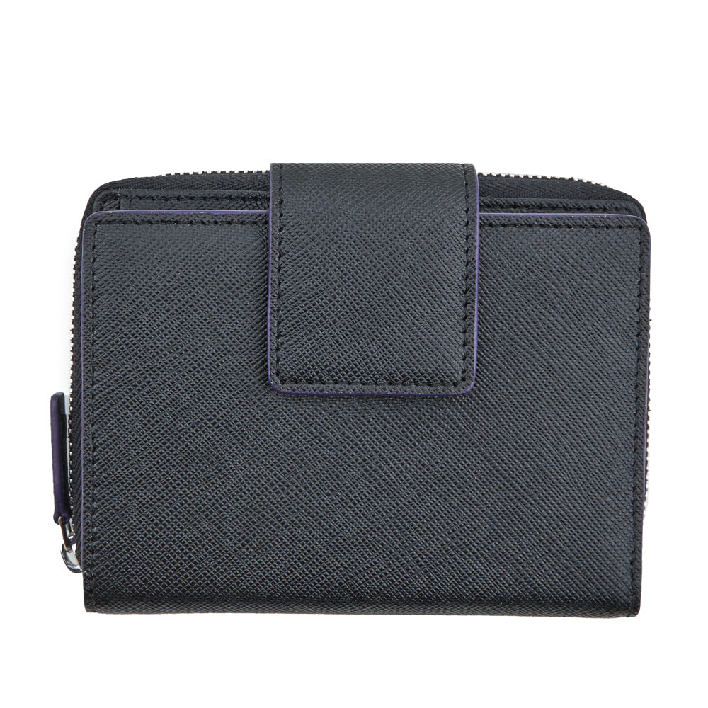 Portefeuille zippé pour femme, RFID, broderie - Soulbrace
