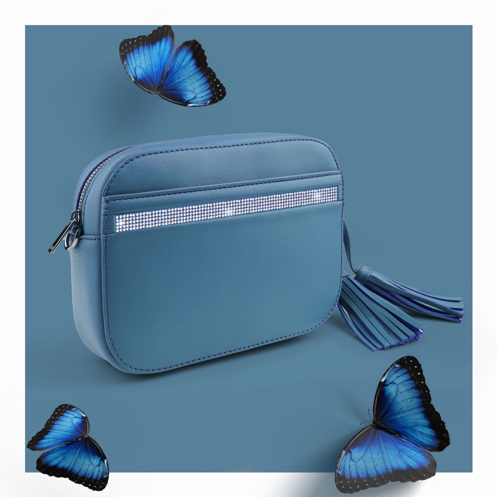 Handtasche small blau